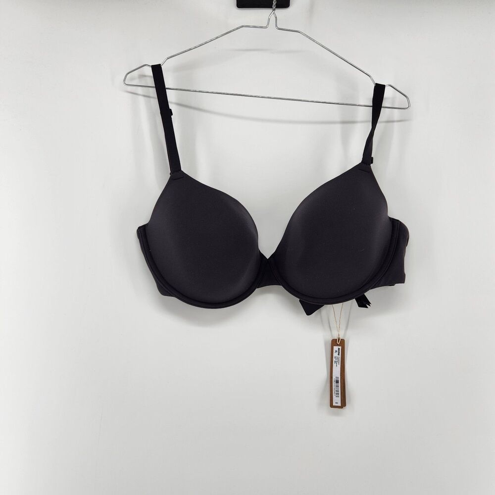 SKIMS 36DDD Onyx Black Fits Everybody T-Shirt Bra NWT